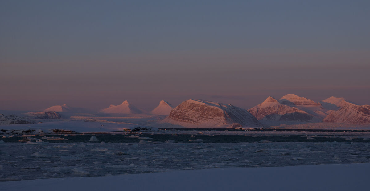Paesaggio di Kongsfjorden