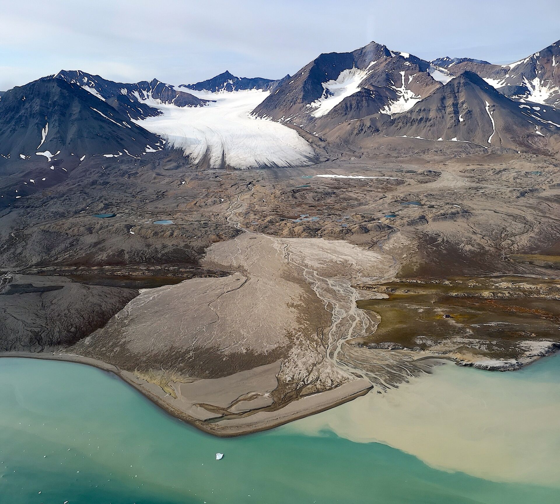 Lovenbreen Glacier, Kongsfjorden (Svalbard). Luglio 2021